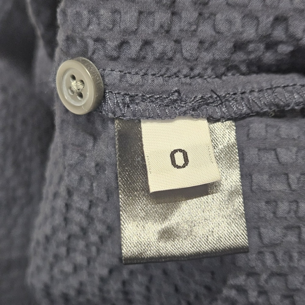 Grei New York Women's Virago Seersucker  Sz O/1‎  In Midnight Blue Quiet Luxury - Picture 13 of 15